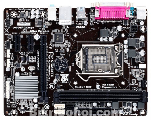 Gigabyte Genuine GA-H81M-DS2 Micro ATX Motherboard